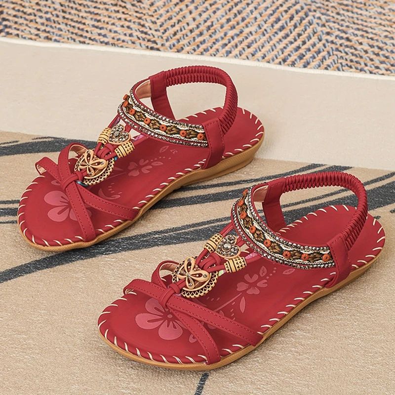 Femmes - Sandales - Matériaux de haute qualité - Forme confortable, style décontracté - Chaussures d'été