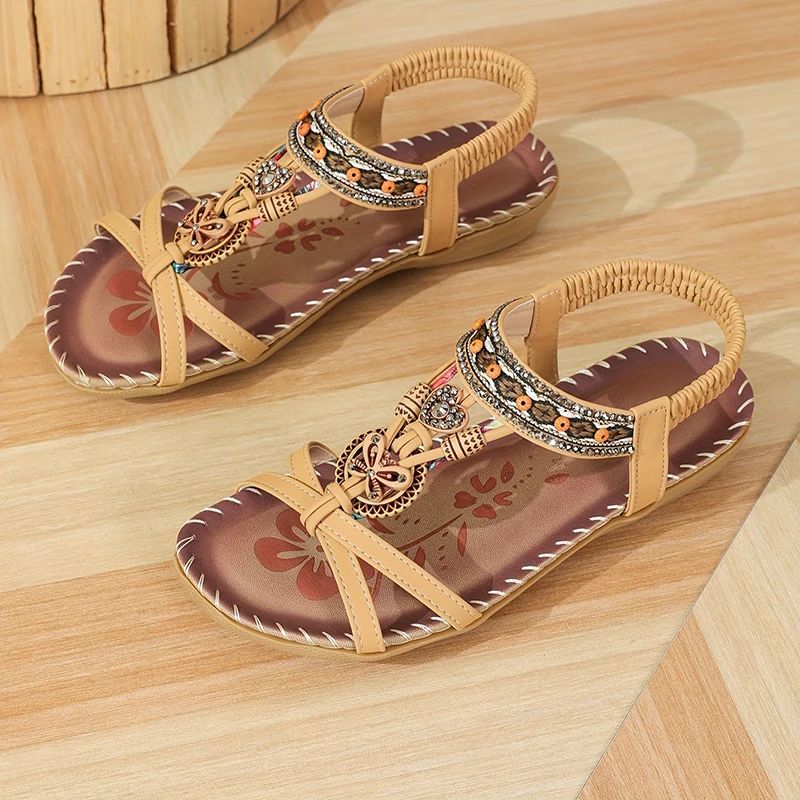 Femmes - Sandales - Matériaux de haute qualité - Forme confortable, style décontracté - Chaussures d'été