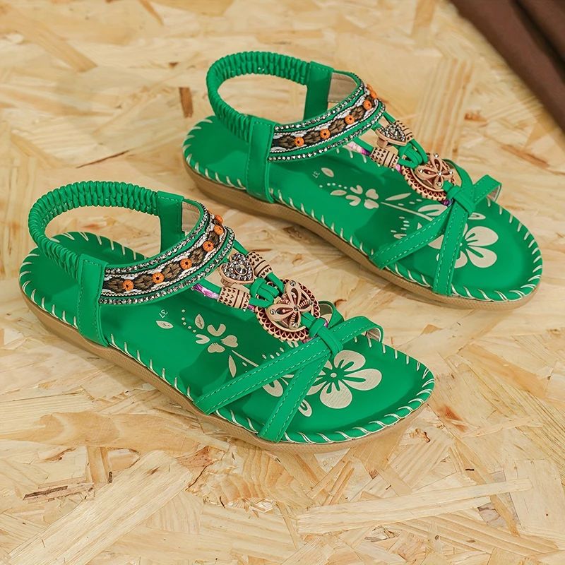 Femmes - Sandales - Matériaux de haute qualité - Forme confortable, style décontracté - Chaussures d'été