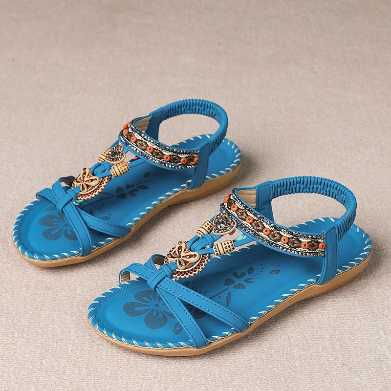 Femmes - Sandales - Matériaux de haute qualité - Forme confortable, style décontracté - Chaussures d'été