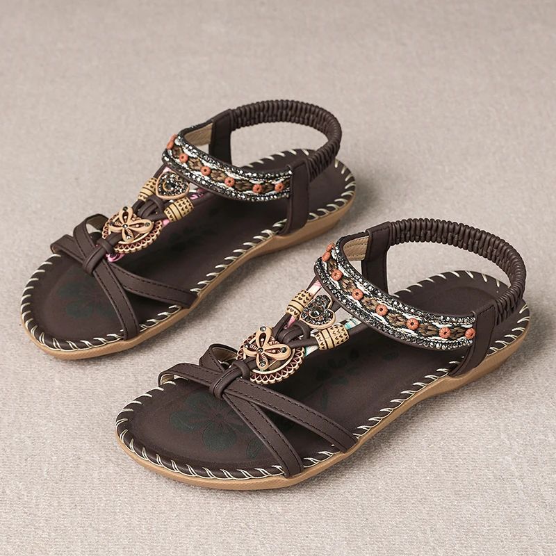 Femmes - Sandales - Matériaux de haute qualité - Forme confortable, style décontracté - Chaussures d'été
