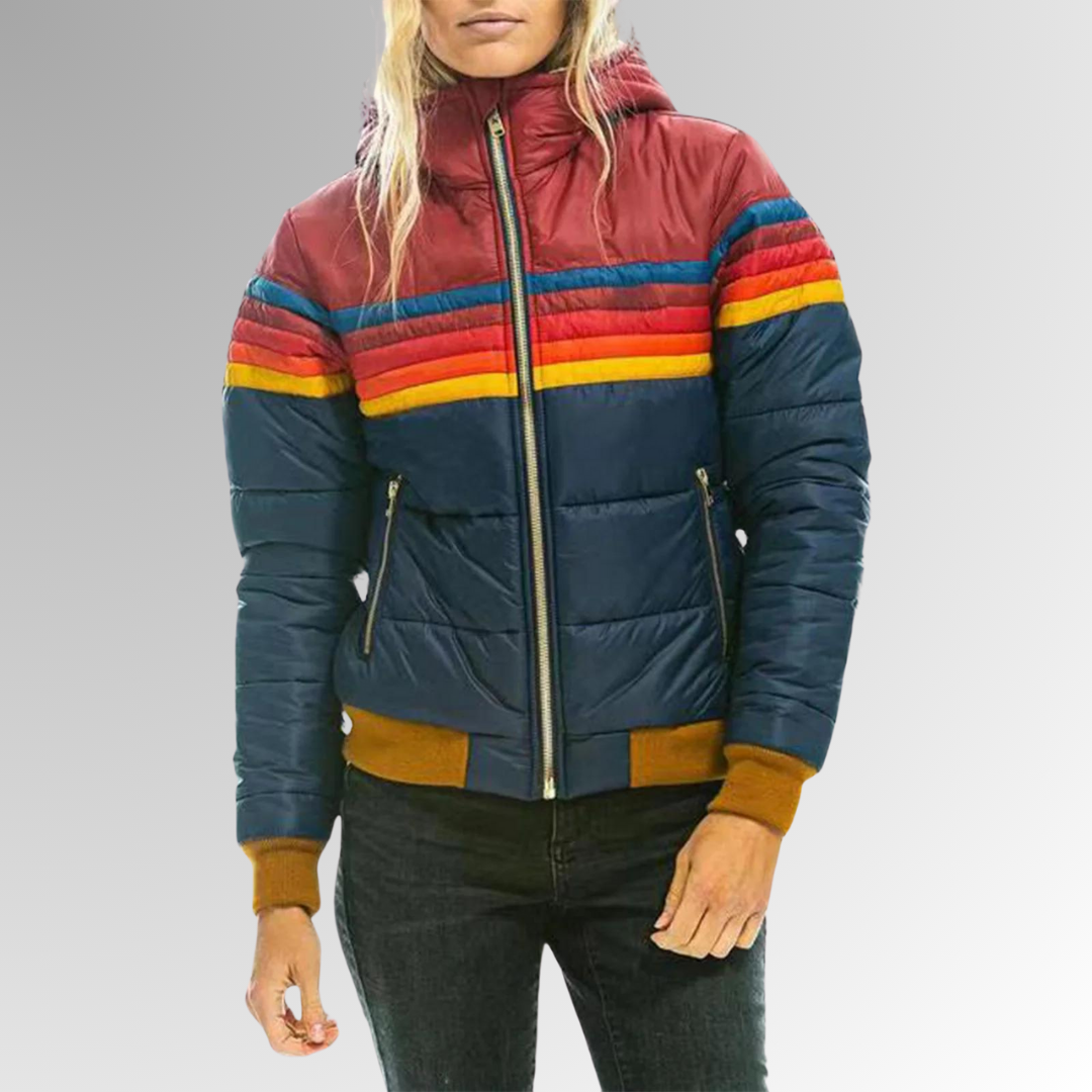 Femmes - Veste - Polaire colorblock - Imperméable à capuche - Confort et style pour toutes les occasions