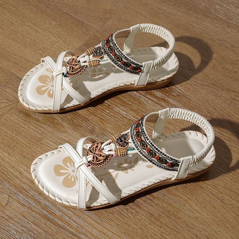 Femmes - Sandales - Matériaux de haute qualité - Forme confortable, style décontracté - Chaussures d'été