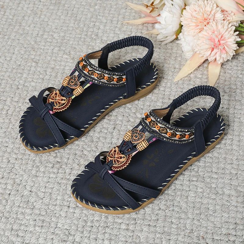 Femmes - Sandales - Matériaux de haute qualité - Forme confortable, style décontracté - Chaussures d'été