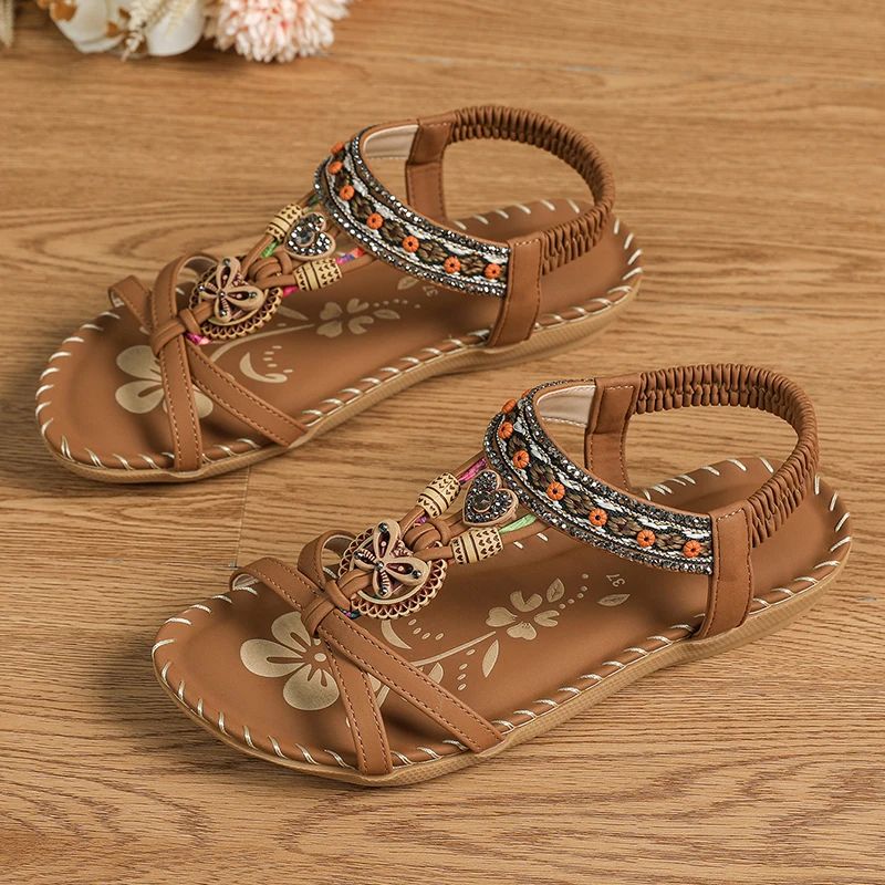 Femmes - Sandales - Matériaux de haute qualité - Forme confortable, style décontracté - Chaussures d'été