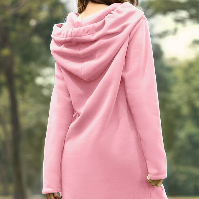Femmes - Sweat à Capuche Long - Doux et Élégant - Style Confortable pour Toutes Occasions