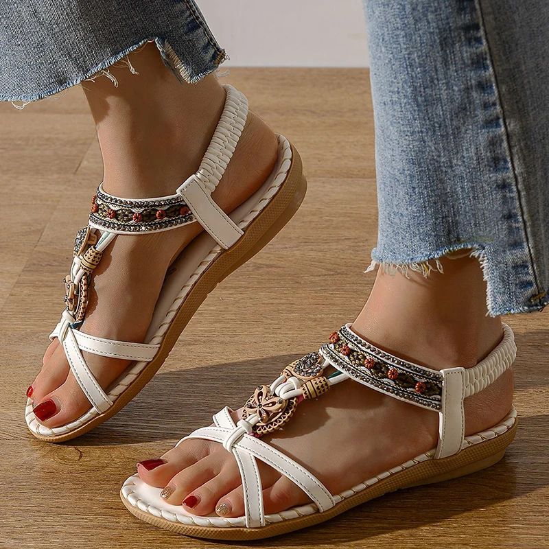 Femmes - Sandales - Matériaux de haute qualité - Forme confortable, style décontracté - Chaussures d'été