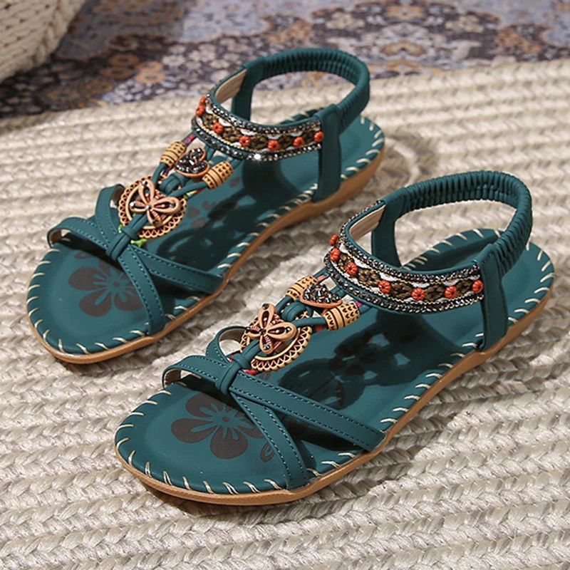 Femmes - Sandales - Matériaux de haute qualité - Forme confortable, style décontracté - Chaussures d'été