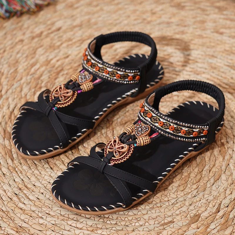 Femmes - Sandales - Matériaux de haute qualité - Forme confortable, style décontracté - Chaussures d'été