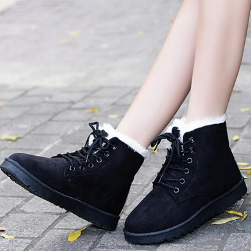 Femmes - Bottines à lacets - Antidérapant