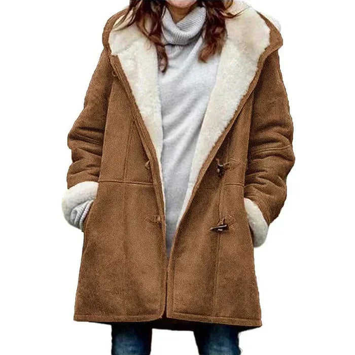 Femmes - Veste à capuche - Polaire - Style hiver à capuche