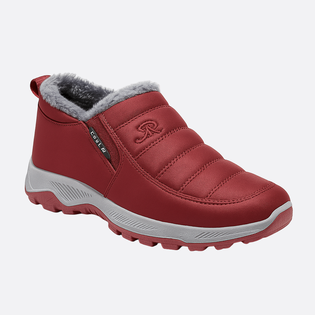 Femmes - Bottes d'hiver élégantes à enfiler - Fermeture à glissière - Confort et style pour l'hiver
