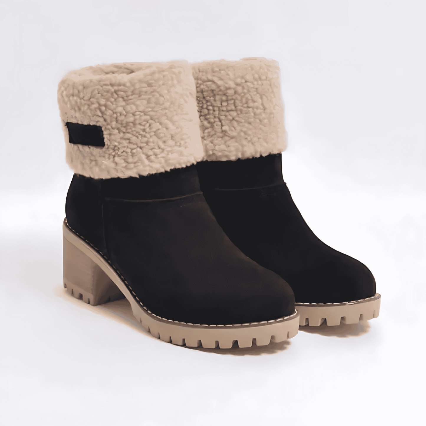 Femmes - Bottines à talons hauts - Doublé de peau lainée
