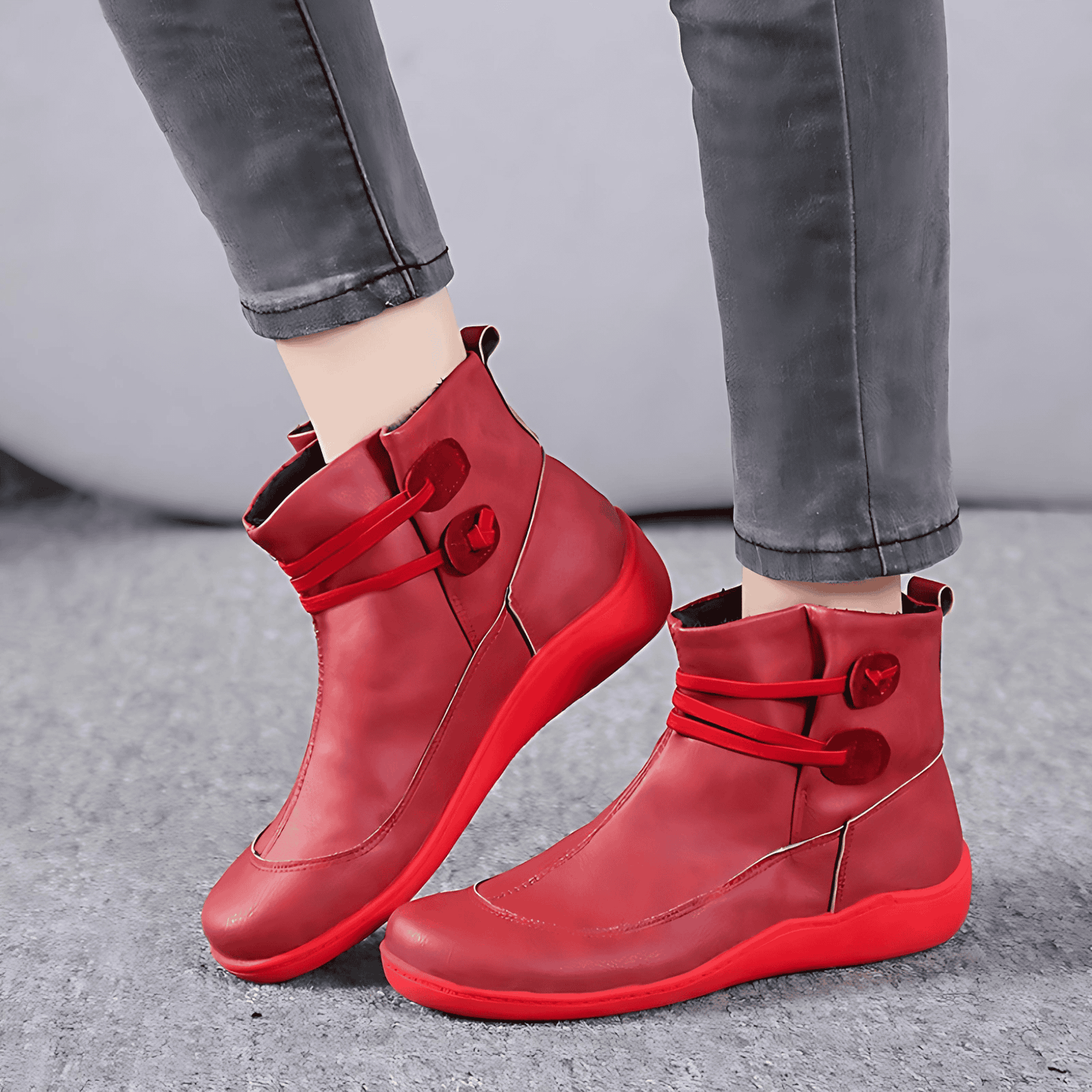 Femmes - Bottines imperméables - Sangles réglables