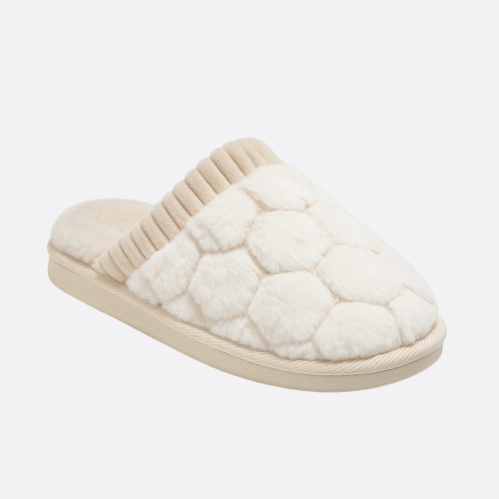Femmes - Chaussons doux - Peluche - Douillets et confortables pour un bien-être à la maison