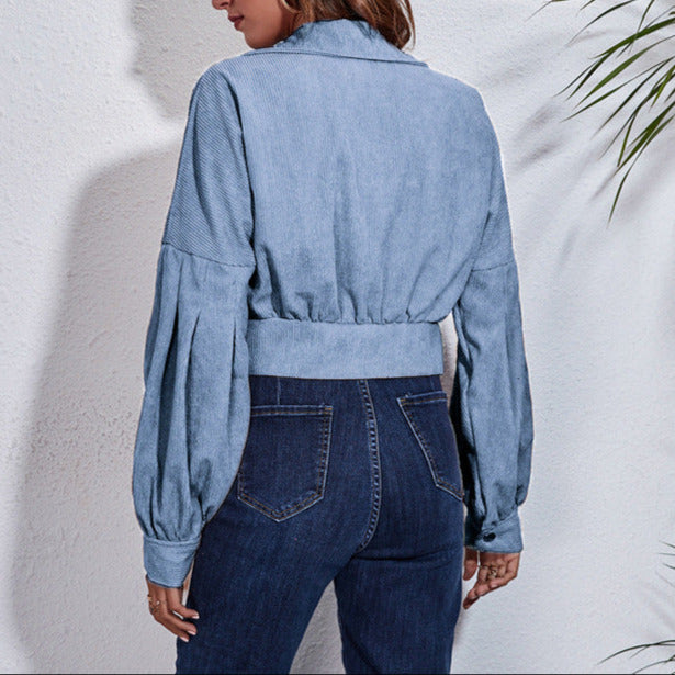 Femmes - Veste blouson - Modèle à manches larges