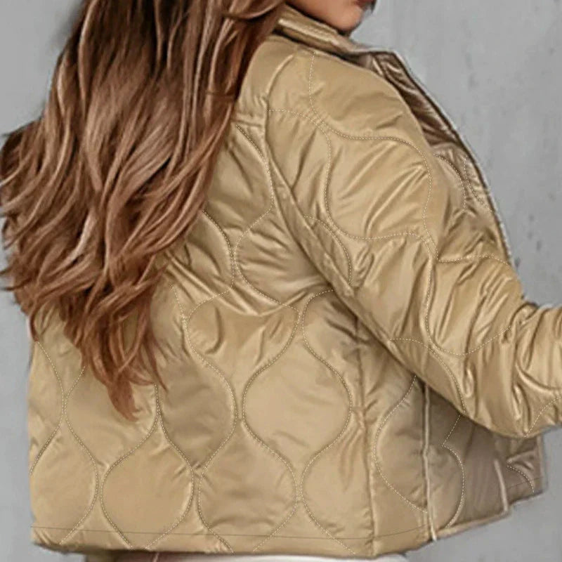 Femmes - Veste matelassée à coupe courte - Légère