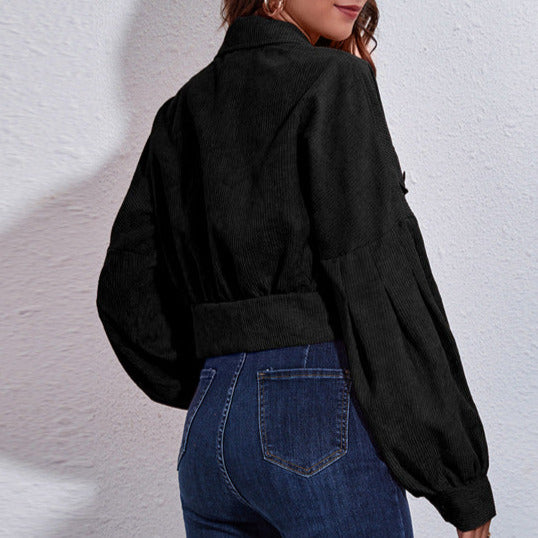 Femmes - Veste blouson - Modèle à manches larges
