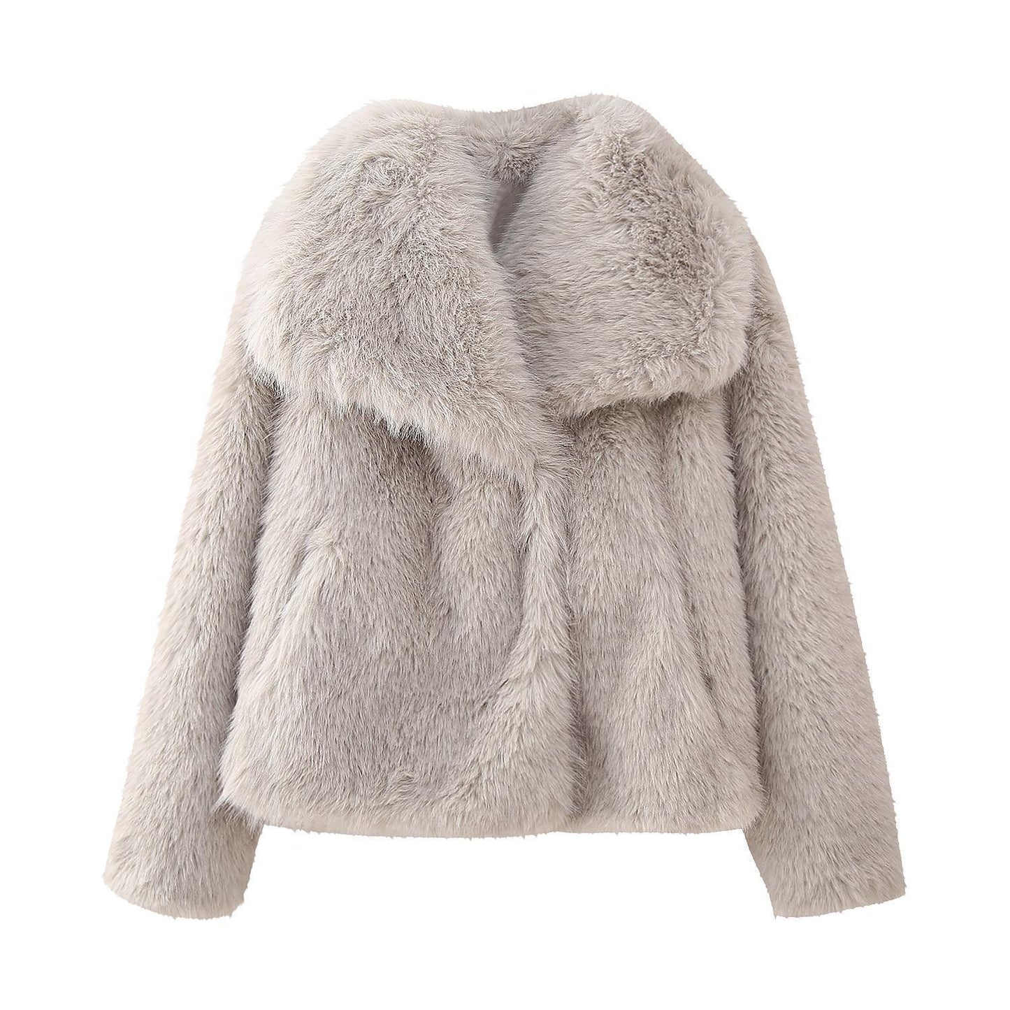 Femmes - Veste d'hiver en fausse fourrure - Élégance et confort - Vêtements d'extérieur tendance
