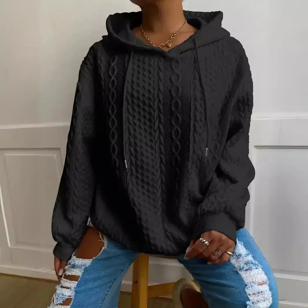 Femmes - Sweatshirt d'hiver à capuche - Manches longues Confort