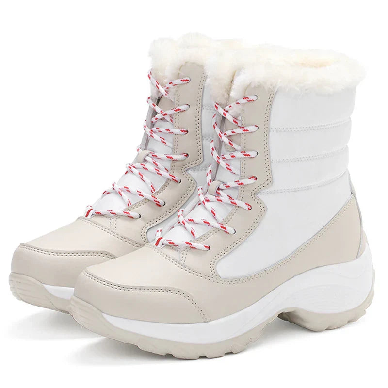 Femmes - Bottes de neige à plateforme - Semelle haute - Chaudes, élégantes et confortables pour l'hiver