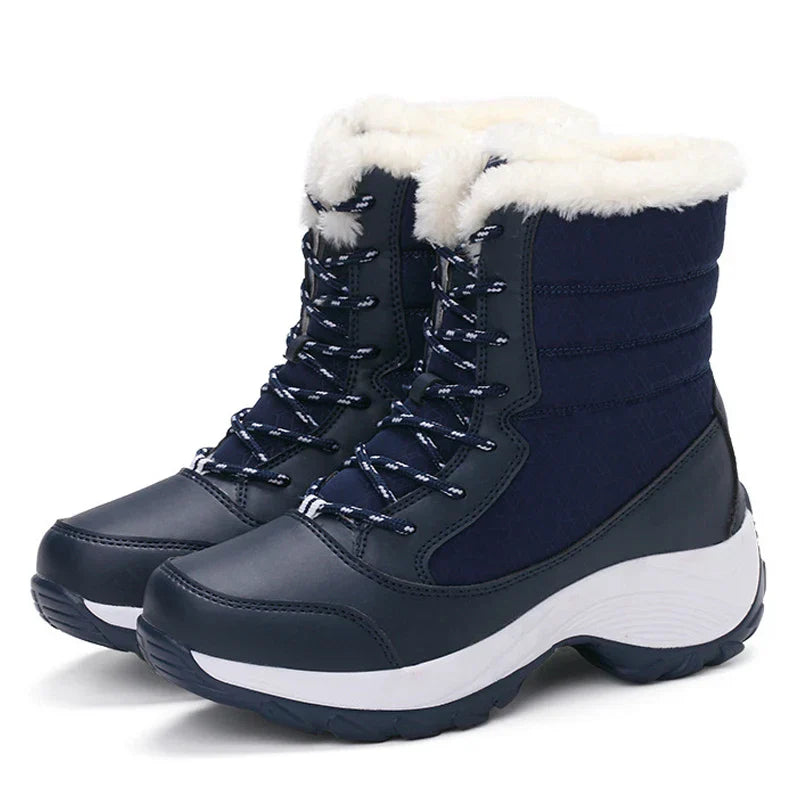 Femmes - Bottes de neige à plateforme - Semelle haute - Chaudes, élégantes et confortables pour l'hiver