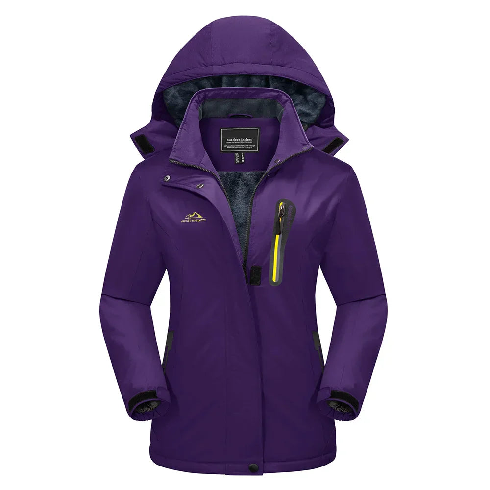Femmes - Veste de ski de neige - Style à capuche