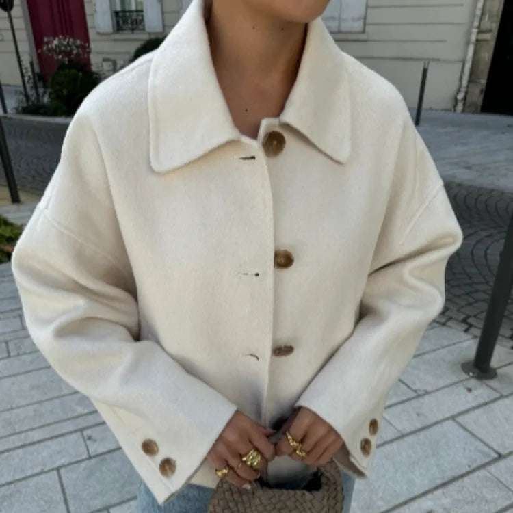 Femmes - Veste Élégante - Laine - Chic et Confortable - Mode Féminine