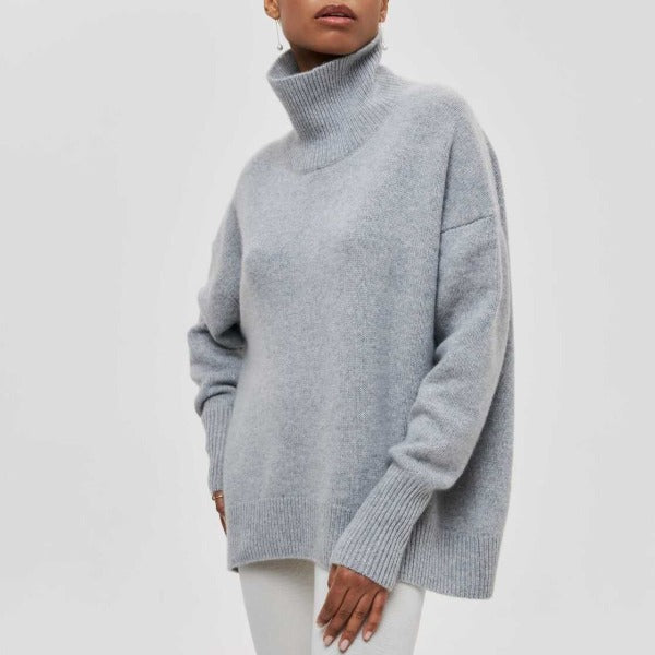 Femmes - Pull à col roulé doux - Tricots douillets
