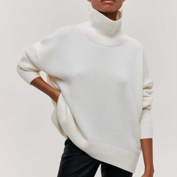 Femmes - Pull à col roulé doux - Tricots douillets