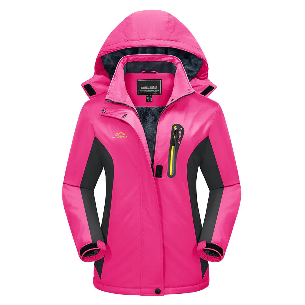 Femmes - Veste de ski de neige - Style à capuche
