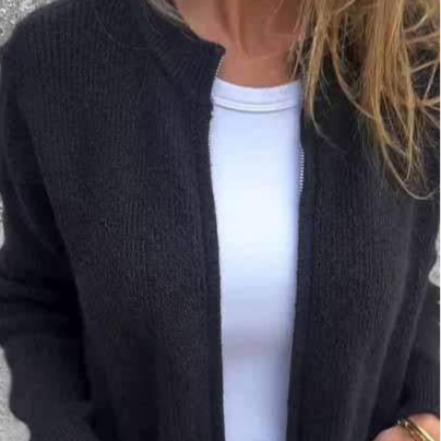 Femmes - Cardigan ouvert en tricot - coupe décontractée