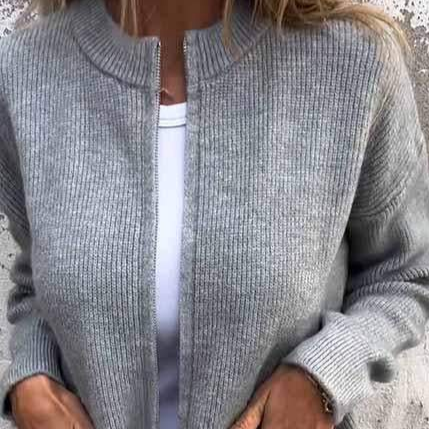 Femmes - Cardigan ouvert en tricot - coupe décontractée
