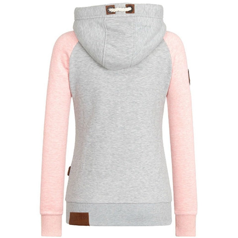 Femmes - Sweat - Capuche zippé en maille - Manches longues - Confort et style décontracté