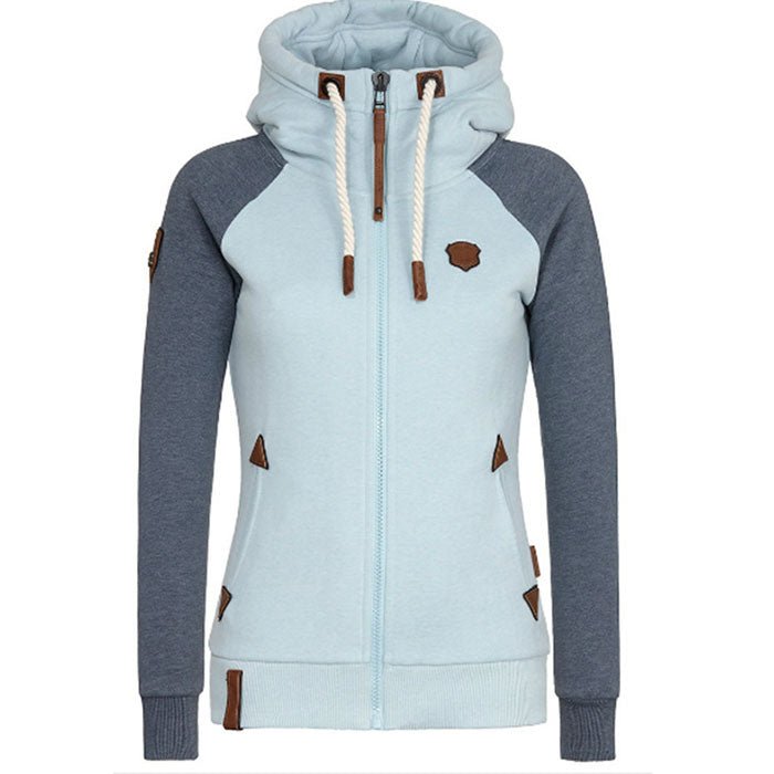 Femmes - Sweat - Capuche zippé en maille - Manches longues - Confort et style décontracté