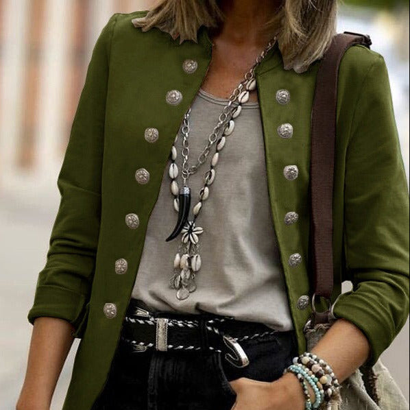Femmes - Veste tailleur à la coupe structurée - Tissu tissé