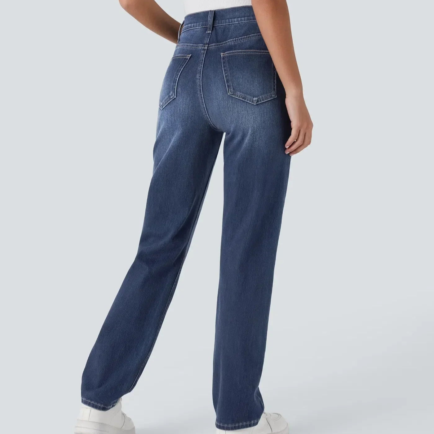 Femmes - Pantalon Élastique Confortable - Tissu doux - Idéal pour le Quotidien - Pantalon Pratique et Stylé