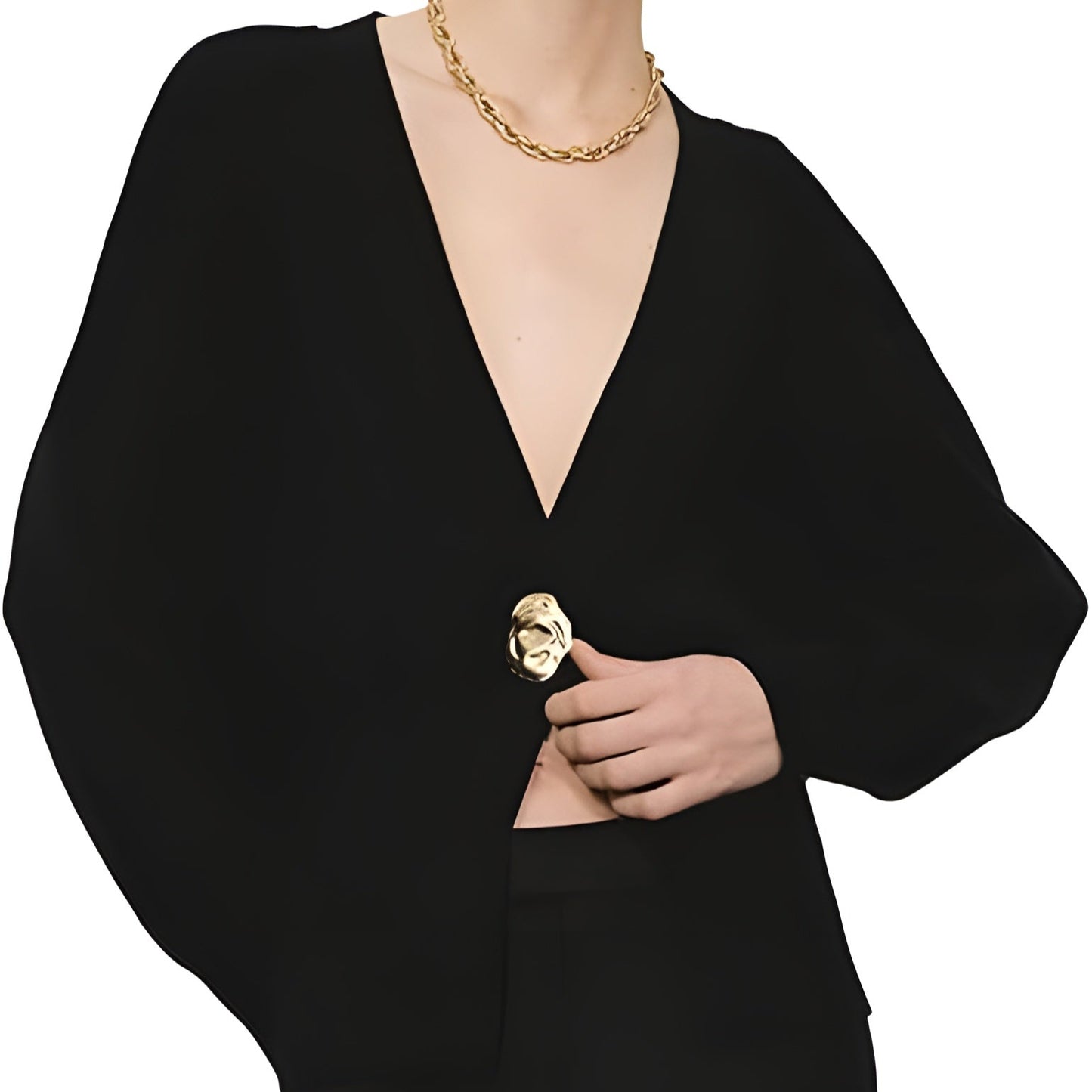 Femmes - Cardigan élégant - Tissu doux - Superposition chic avec fermeture à boutons - Mode intemporelle