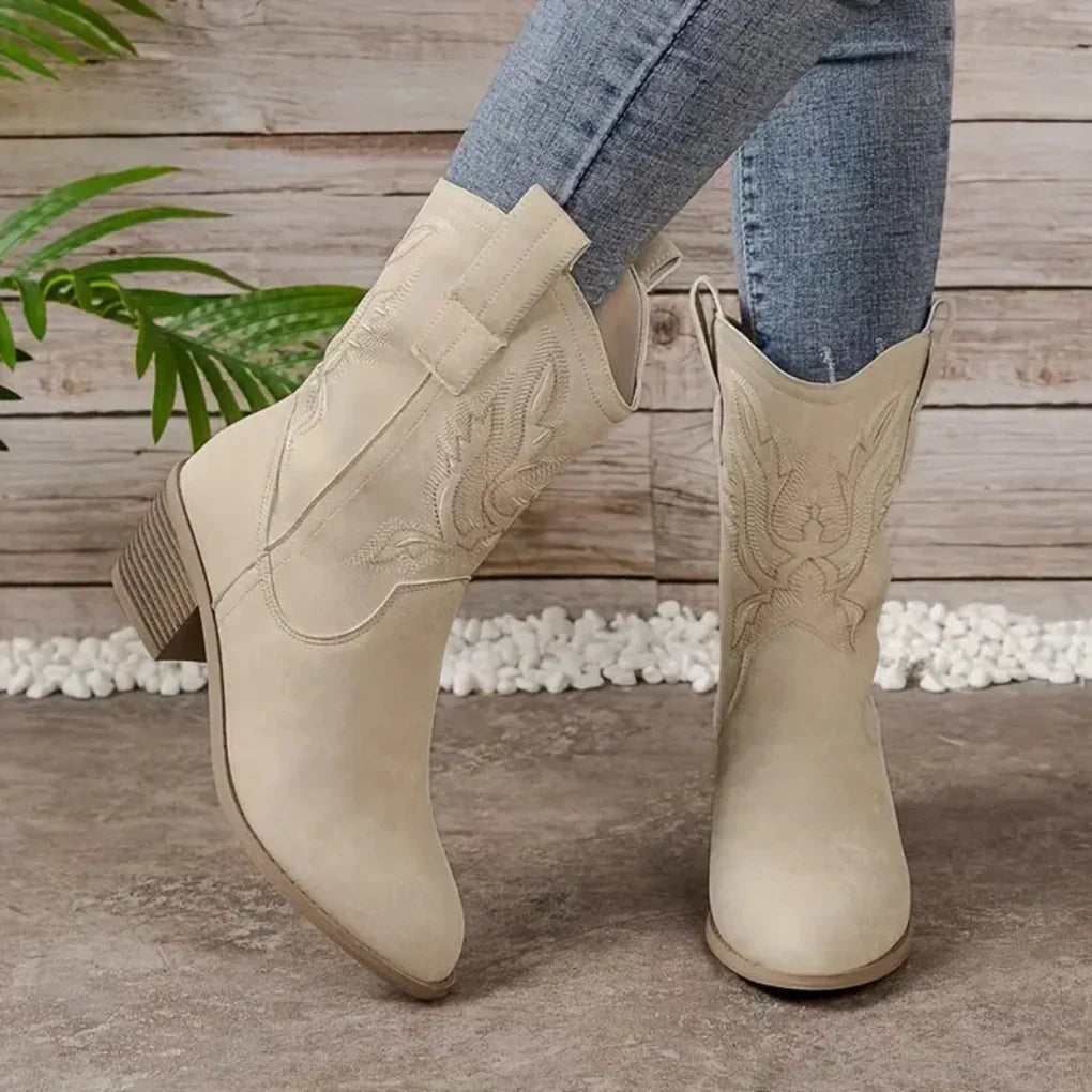 Femmes - Bottes de cowboy - Cuir - Western classiques - Chic look tendance