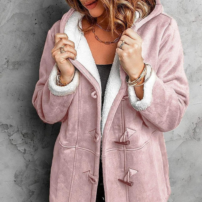 Femmes - Veste à capuche - Polaire - Style hiver à capuche