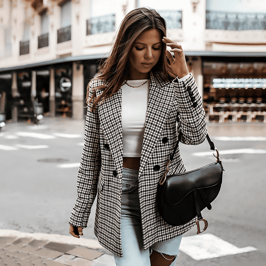 Femmes - Blazer ajusté - Laine