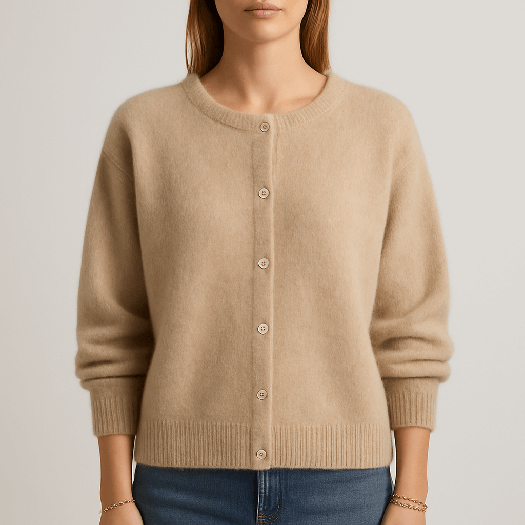 Femmes - Cardigan en tricot surdimensionné - style épaules tombantes - Confort et Élégance