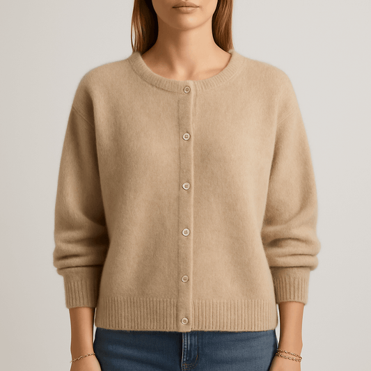 Femmes - Cardigan en tricot surdimensionné - style épaules tombantes - Confort et Élégance