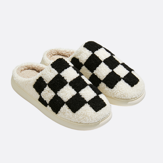 Femmes - Chaussons d'intérieur - Douillets, chauds et doux - Confort optimal pour les pieds