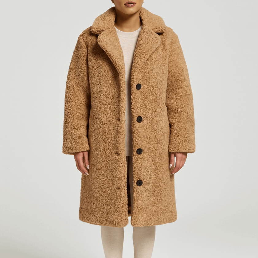Femmes - Manteau surdimensionné - Fausse fourrure