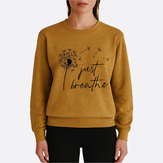 Femmes - Sweatshirt Décontracté - Mélange de Polyester Confortable - Pull Tendance pour un Look Relax