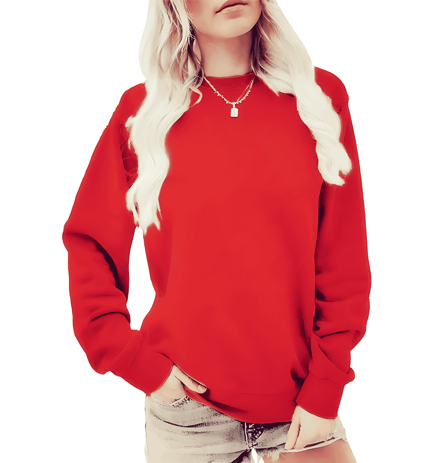 Femmes - Sweatshirt à manches longues - col rond