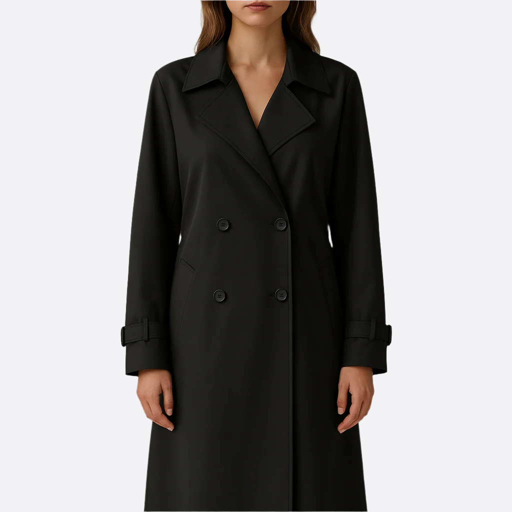 Femmes - Trench-coat - Long et ceinturé - Élégant et tendance pour un look raffiné