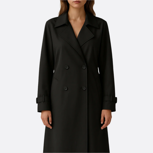 Femmes - Trench-coat - Long et ceinturé - Élégant et tendance pour un look raffiné