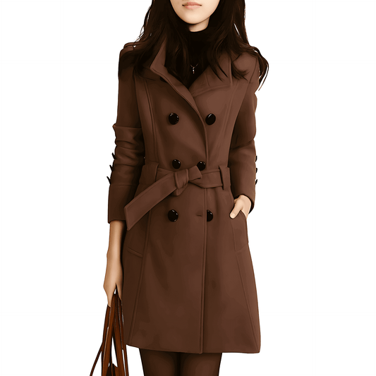 Femmes - Trench-coat stylé - Ceinture de taille